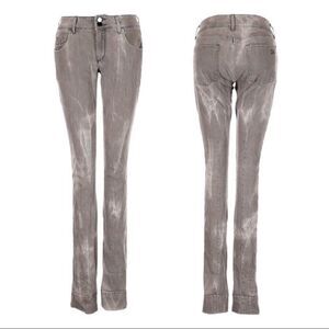 Habitual Abbey Uked Up Acid Wash Artsy Gray Super Skinny Stretchy Jeans Size 27